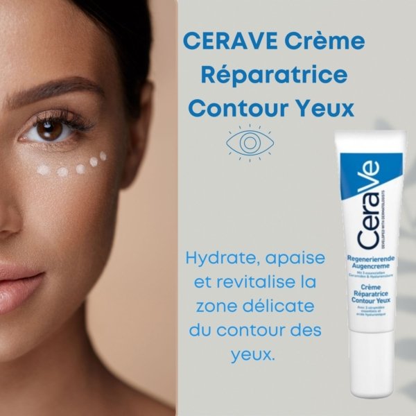 CERAVE Crème Réparatrice Contour Yeux 14 ML. paraplume