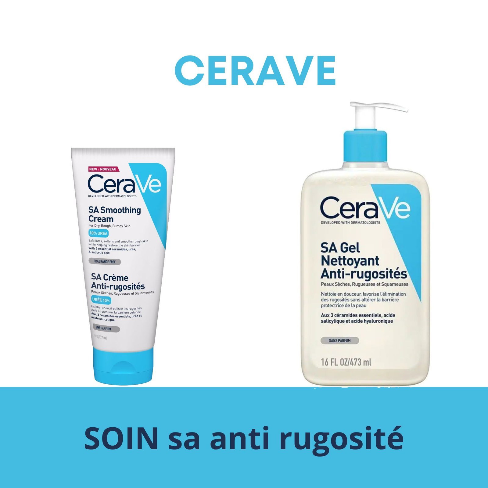 CERAVE sa crème anti rugosité. paraplume