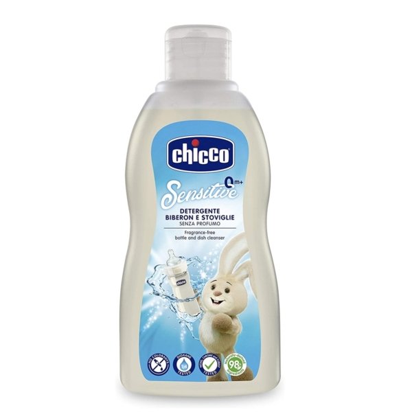 CHICCO Sensitive Lessive Biberons Et Vaisselle 300 ML. paraplume