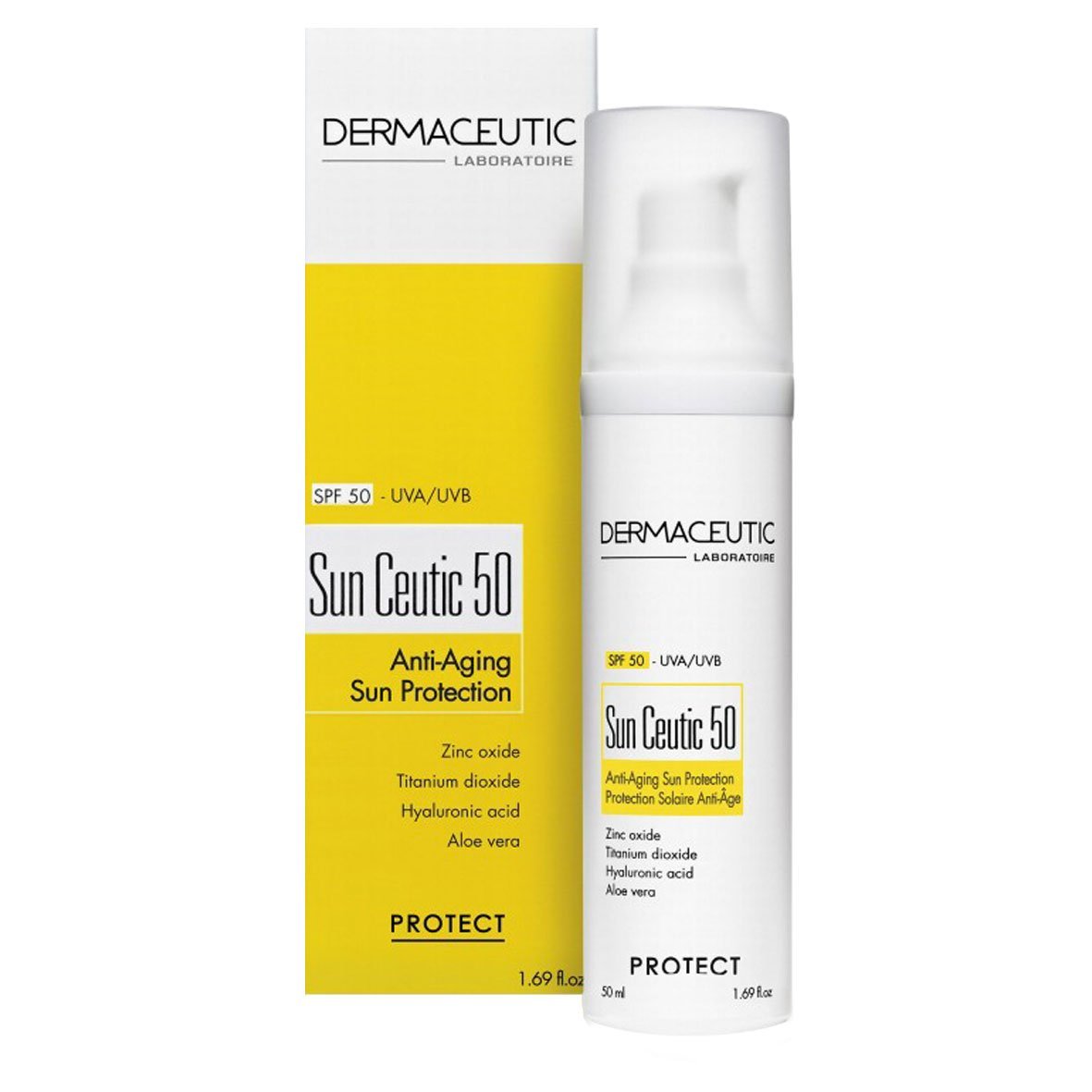 DERMACEUTIC SUN CEUTIC Anti-âge SPF 50+ . Paraplume