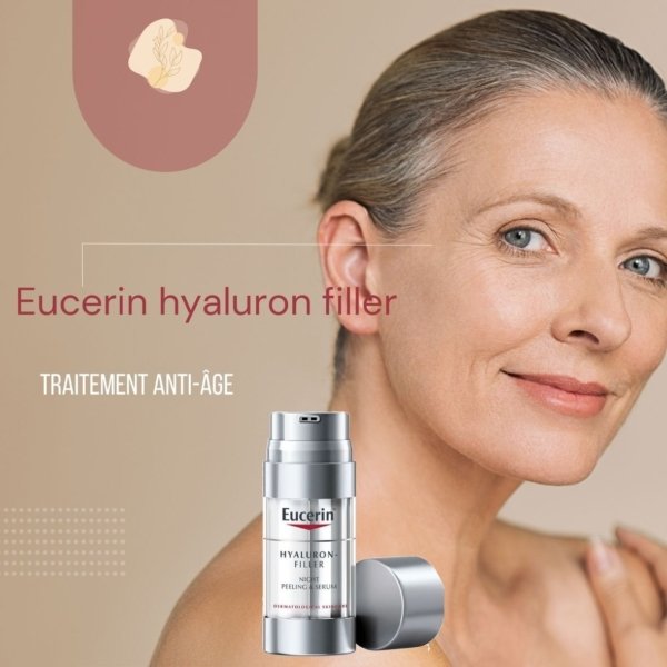 Eucerin hyaluron-filler peeling et sérum. paraplume