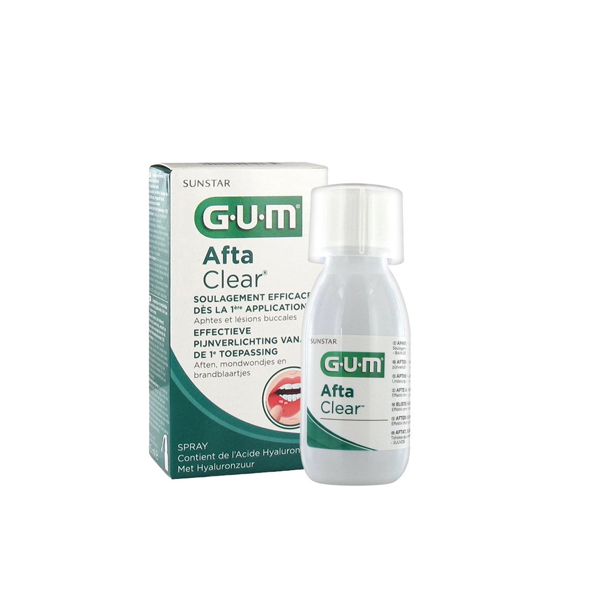 GUM AFTA CLEAR BAIN DE BOUCHE. paraplume