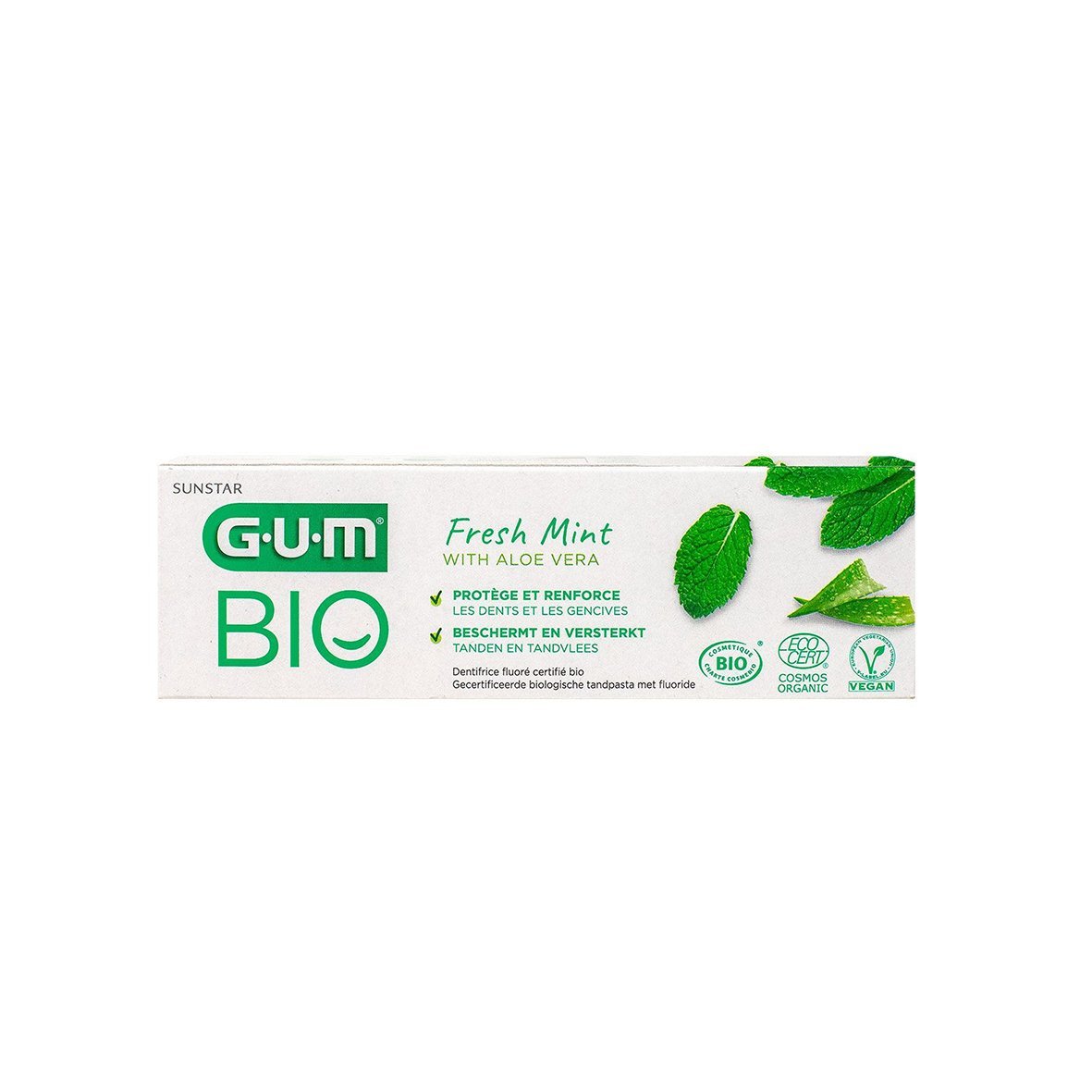 GUM Dentifrice Bio Fresh Mint. paraplume