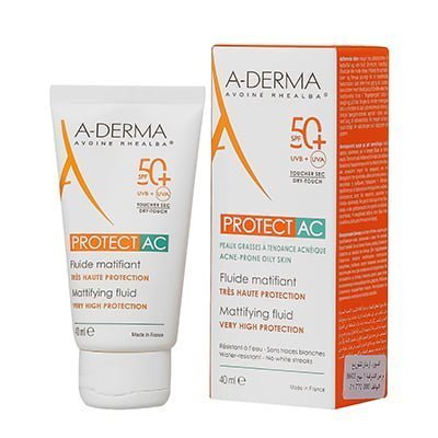 A-DERMA Protect AC Fluide Matifiant SPF 50+.paraplume