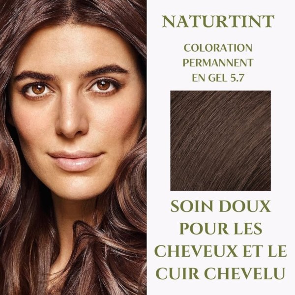 NATURTINT 5.7 châtain clair chocolat. paraplume
