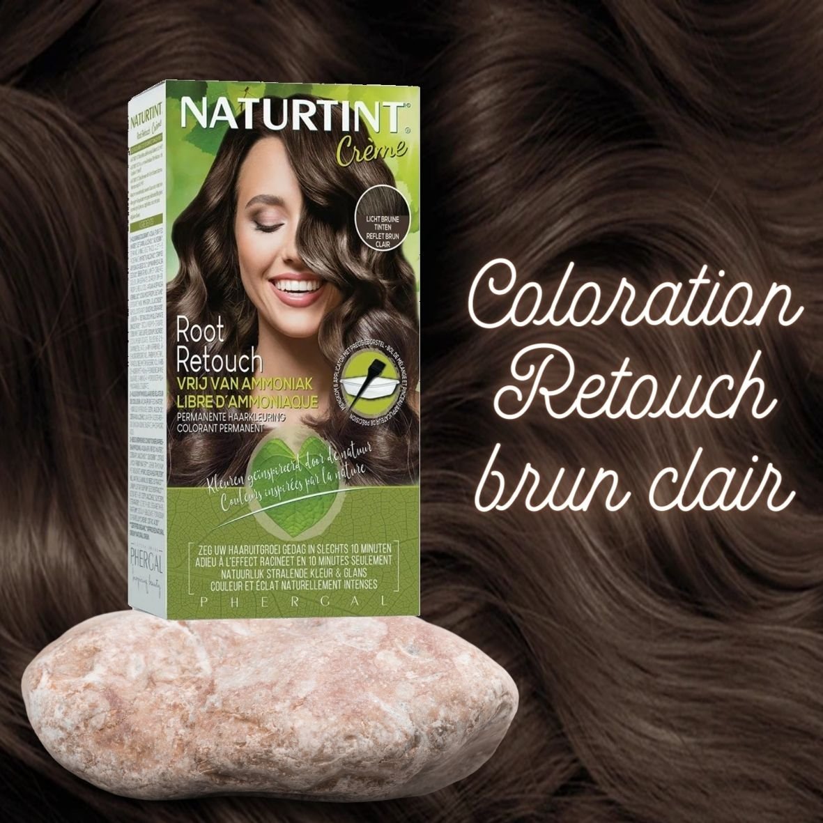 NATURTINT retouch BRUN CLAIR. paraplume