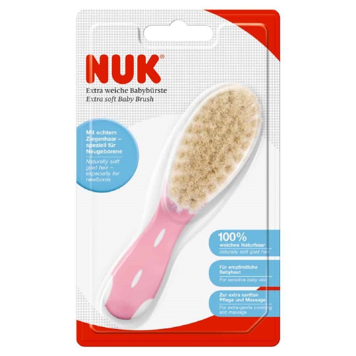 Nuk brosse cheveux bébé. paraplume