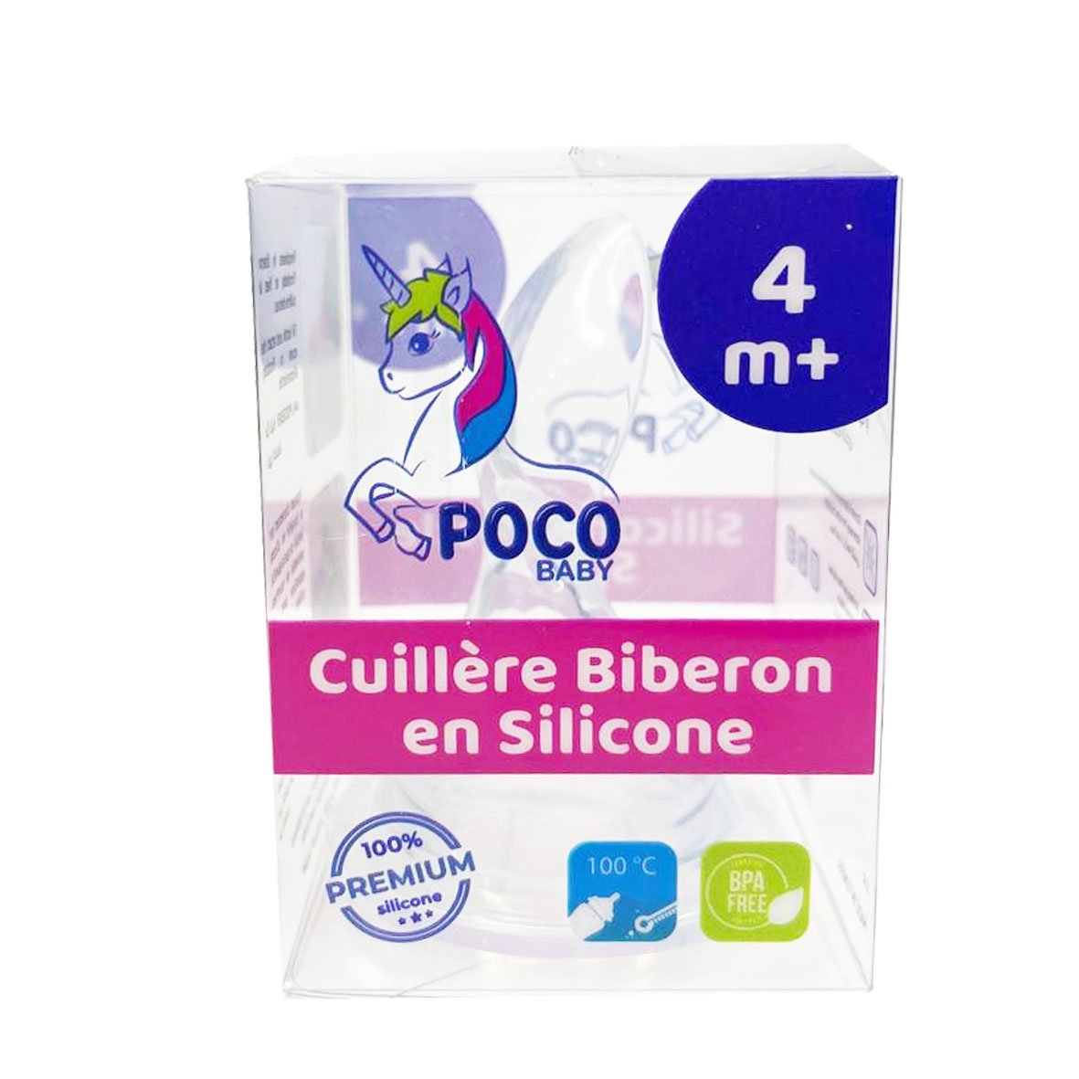 POCO BABY Cuillère Biberon Silicone . Paraplume