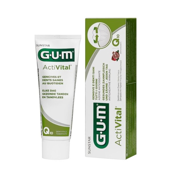 GUM Activital Gel Dentifrice Q10. paraplume
