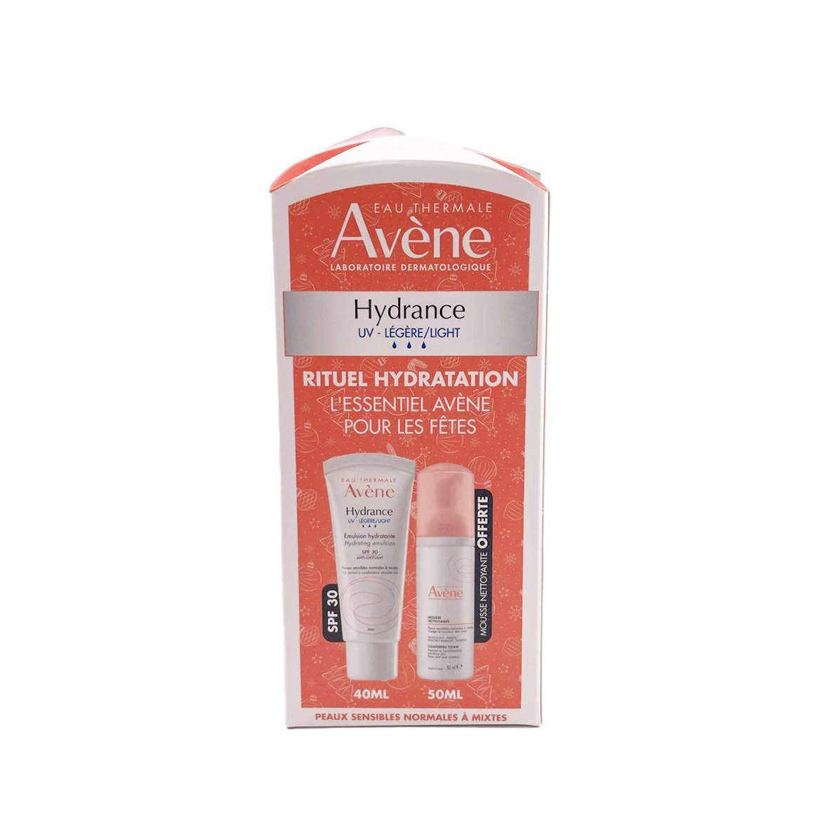 AVENE Rituel Hydratation Hydrance UV Légère + Mousse Nettoyante OFFERTE. Paraplume