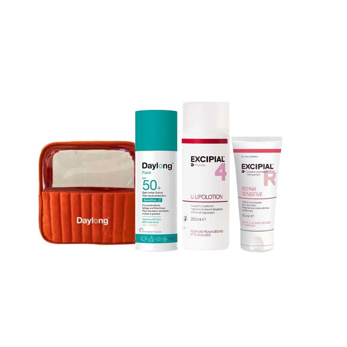 DAYLONG Trousse Face Sensitive SPF 50+ Teinté & Excipial R & Excipial 4. paraplume