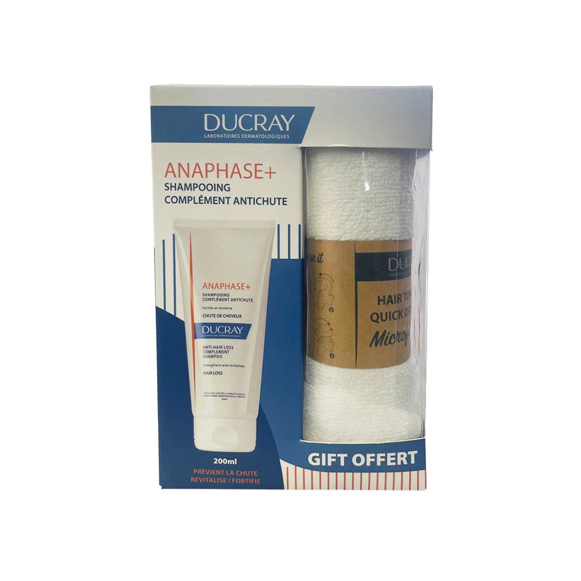 DUCRAY Anaphase + Shampooing Antichute + Serviette Offerte. Paraplume