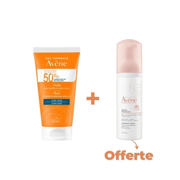 AVENE Fluide Ultra Léger SPF 50+. Paraplume