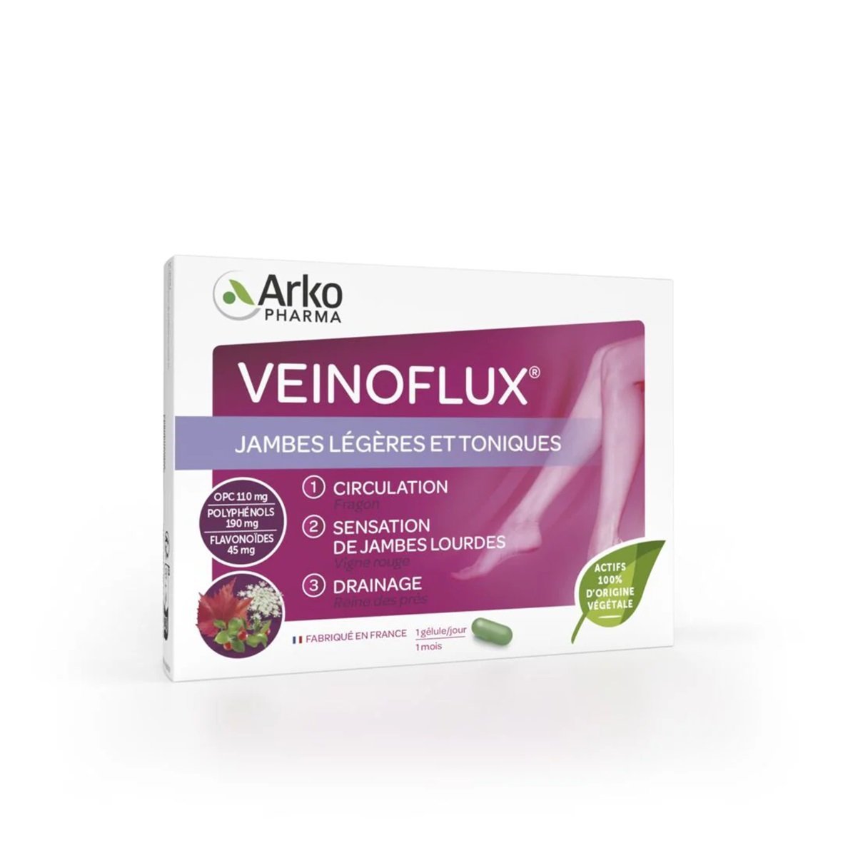 Veinoflux jambes légère. paraplume