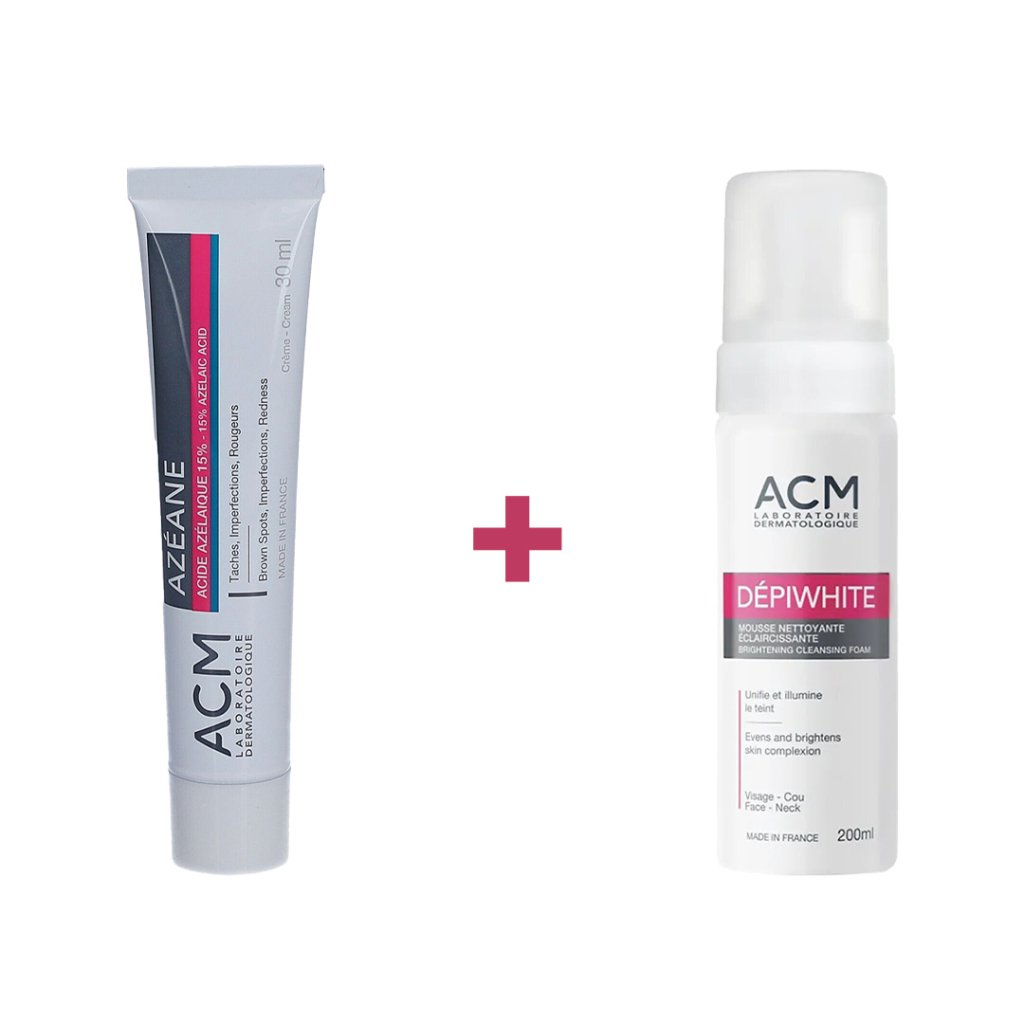 ACM AZEANE Crème Acide Azélaique & ACM Dépiwhite Mousse. paraplume