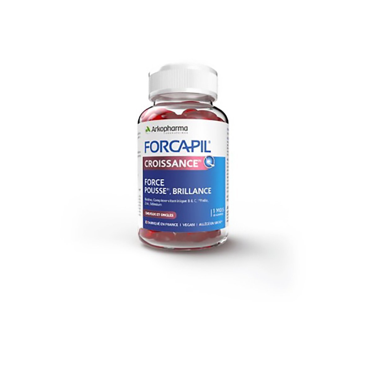 ARKOPHARMA FORCAPIL Croissance 60 Gummies. paraplume