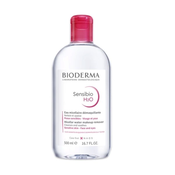 BIODERMA Sensibio H2O Eau Micellaire Démaquillante. paraplume