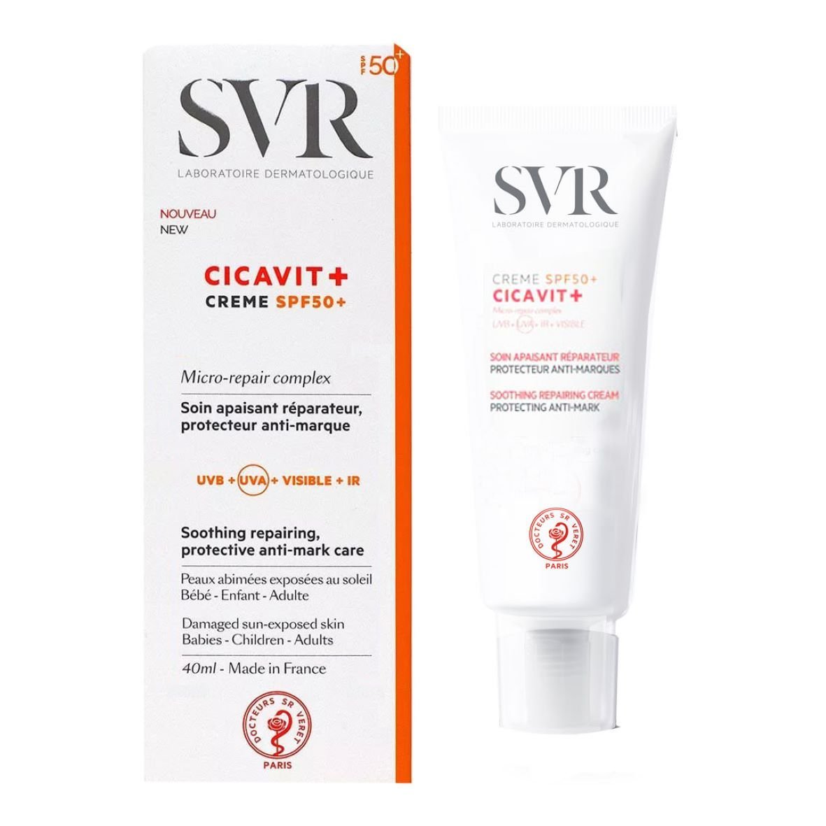 SVR CICAVIT+ SPF 50+ Apaisante . Paraplume