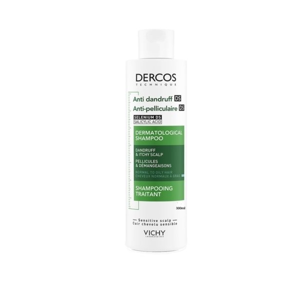 VICHY DERCOS Anti-Pelliculaire Shampooing Cheveux Gras. Paraplume