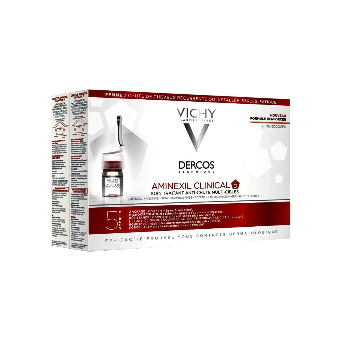 VICHY Dercos Aminexil Clinical 5 Femme. Paraplume