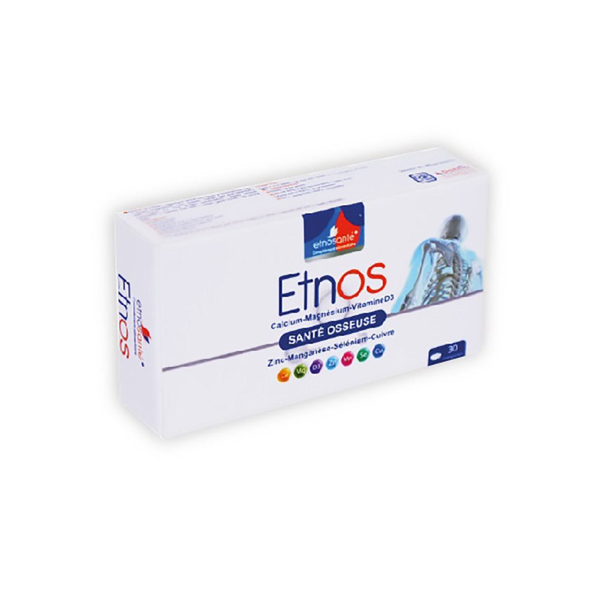 ETNOS Santé Osseuse Complément Alimentaire 30 Cp . Paraplume