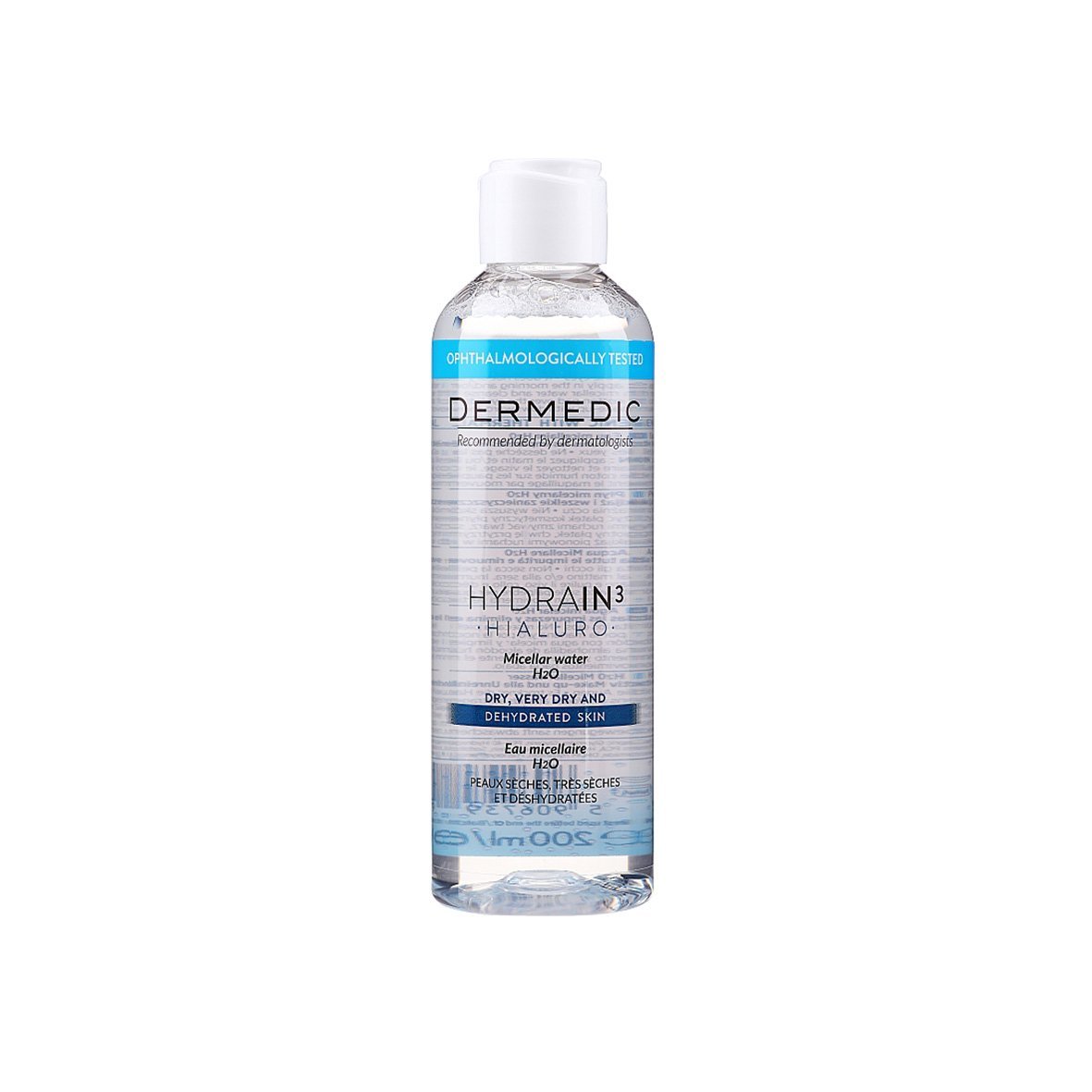 DERMEDIC Hydrain 3 Eau Micellaire 200 ML. Paraplume