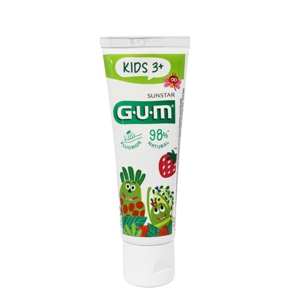 Gum dentifrice kids 3+. paraplume