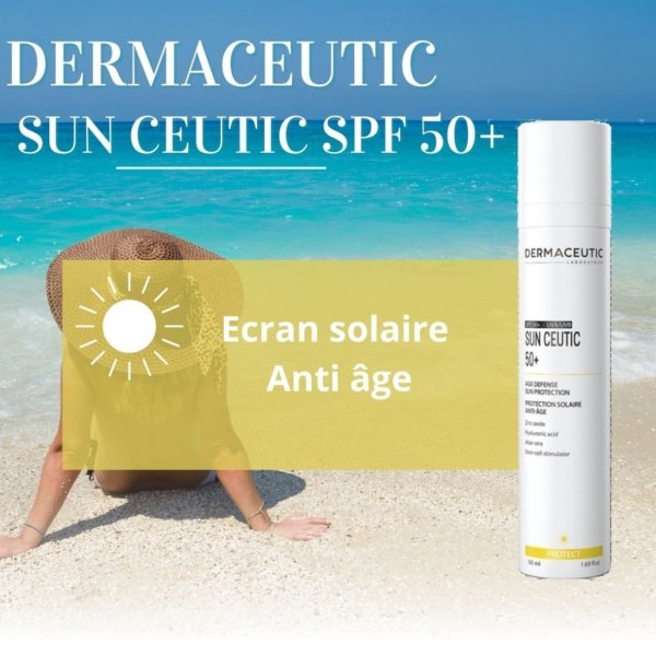 DERMACEUTIC SUN CEUTIC Protection Anti-âge SPF 50+. paraplume