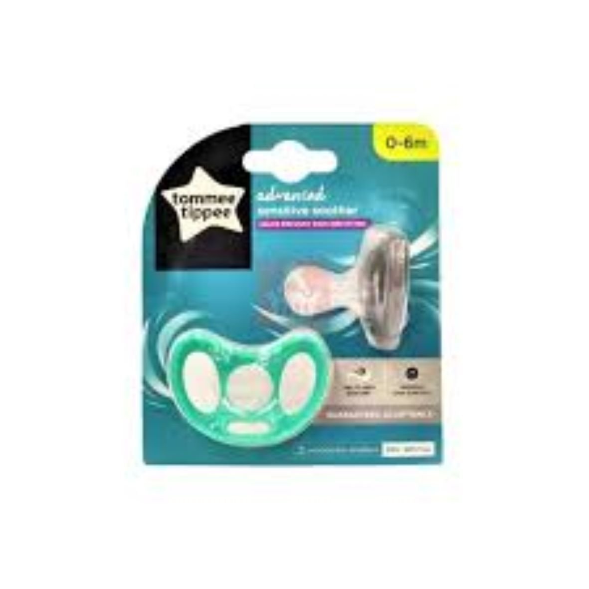 TOMMEE TIPPEE Advanced Sensitive Sucette 0-6M X2. paraplume