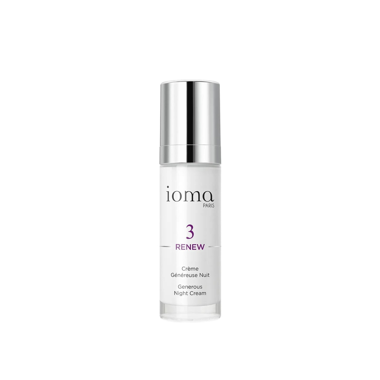 IOMA Renew Crème Généreuse Nuit . Paraplume