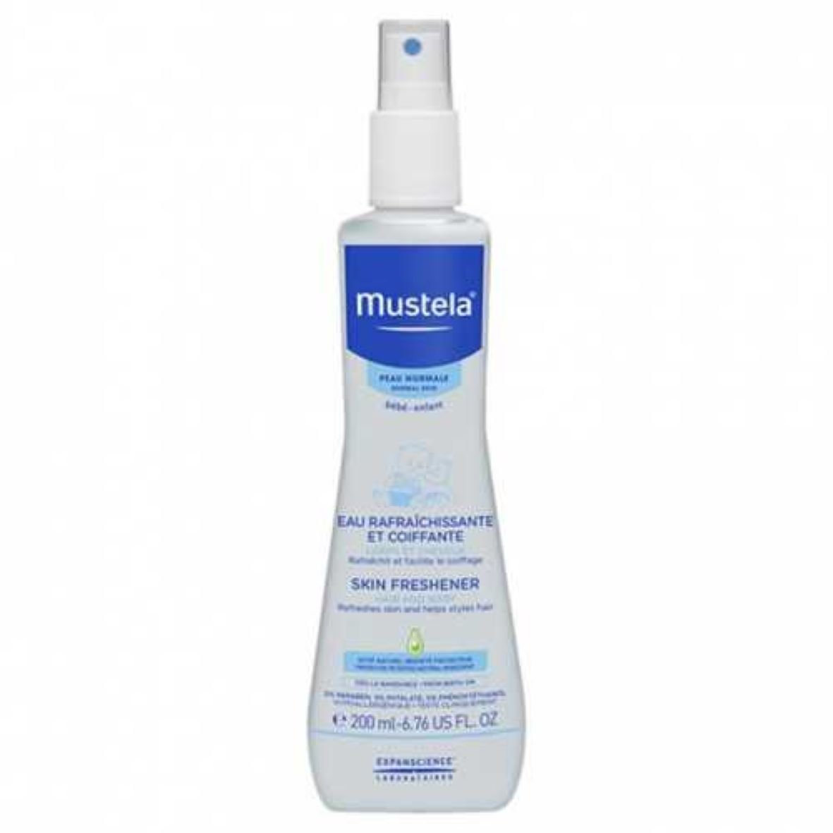 MUSTELA Eau Rafraichissante et Coiffante 200 ML . paraplume