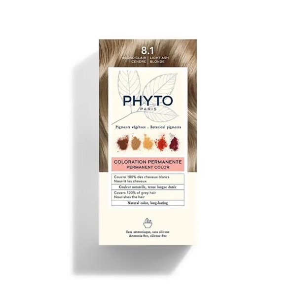 PHYTO Color 8.1 Blond Clair Cendré . Paraplume