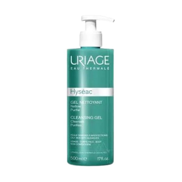 URIAGE Hyséac Gel Nettoyant 500 ML. Paraplume