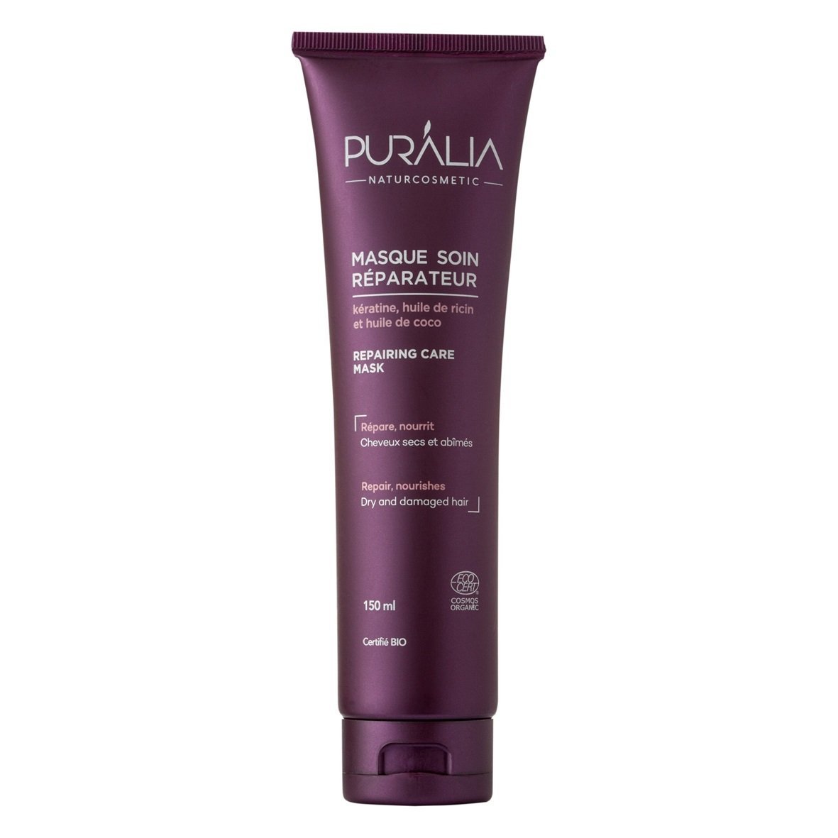 Puralia masque pour cheveux 150ml. paraplume