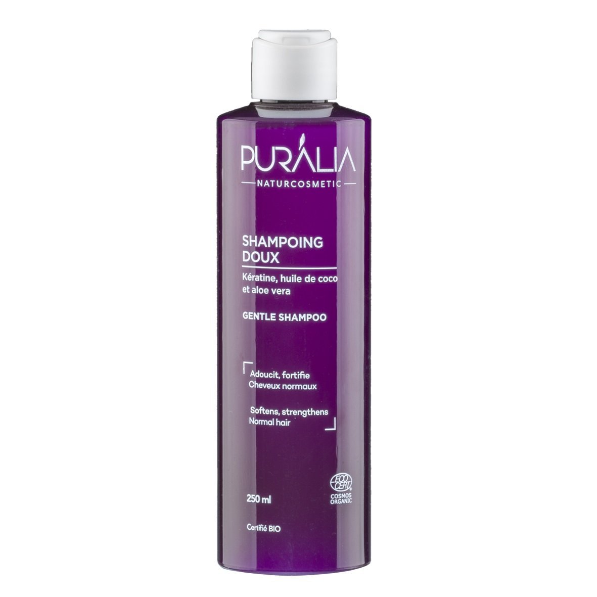 Puralia shampoing doux 250ml. paraplume