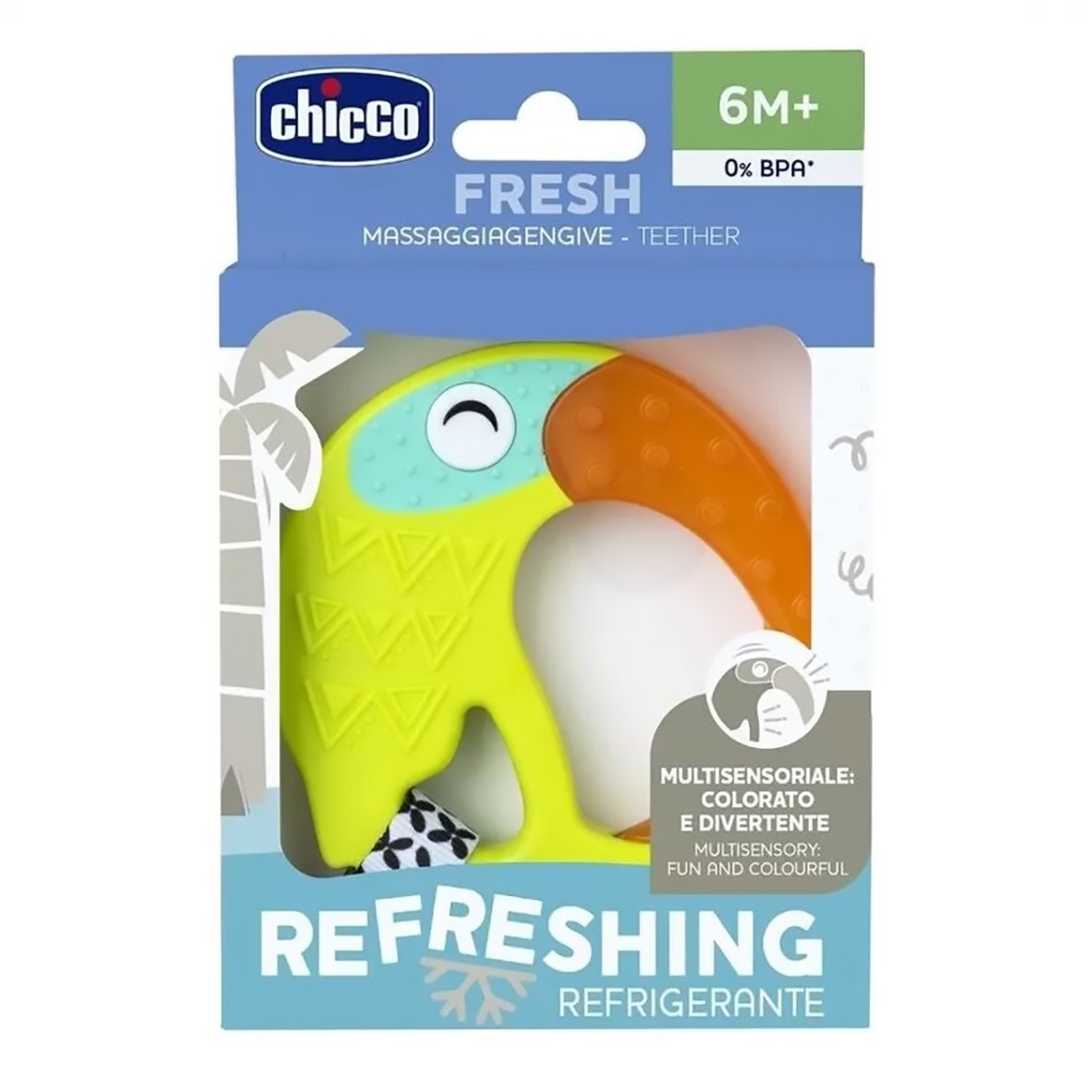 CHICCO Anneau Dentition Toucan 6M+ paraplume