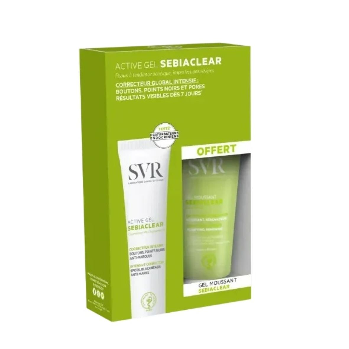 SVR Active Gel Sebiaclear + Gel Moussant Offert. paraplume