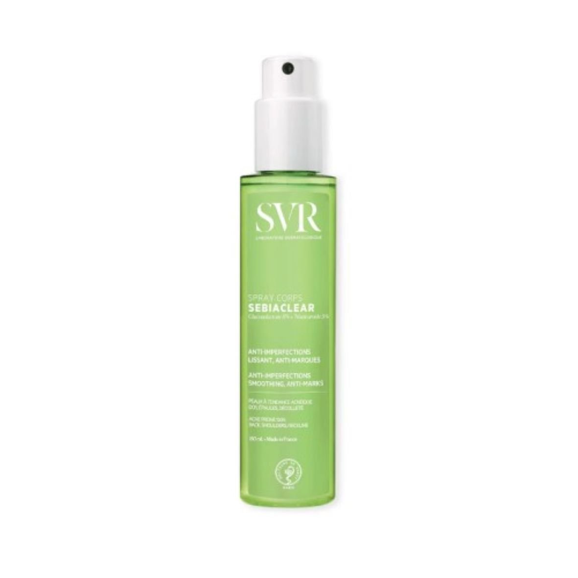 SVR SEBIACLEAR Spray Corps Anti-imperfections. paraplume