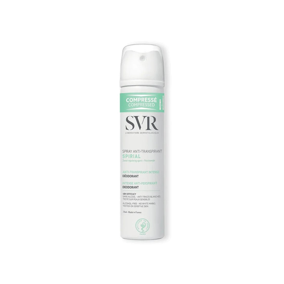 SVR SPIRIAL Spray Déodorant Anti Transpirant . Paraplume