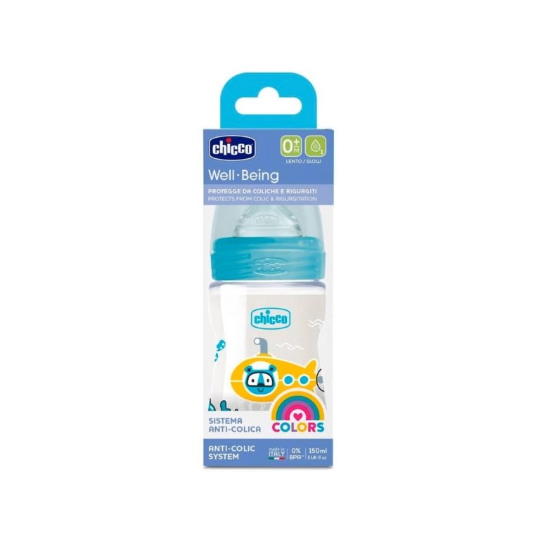 CHICCO Well Being Biberon 0 M+ 150 ML . paraplume