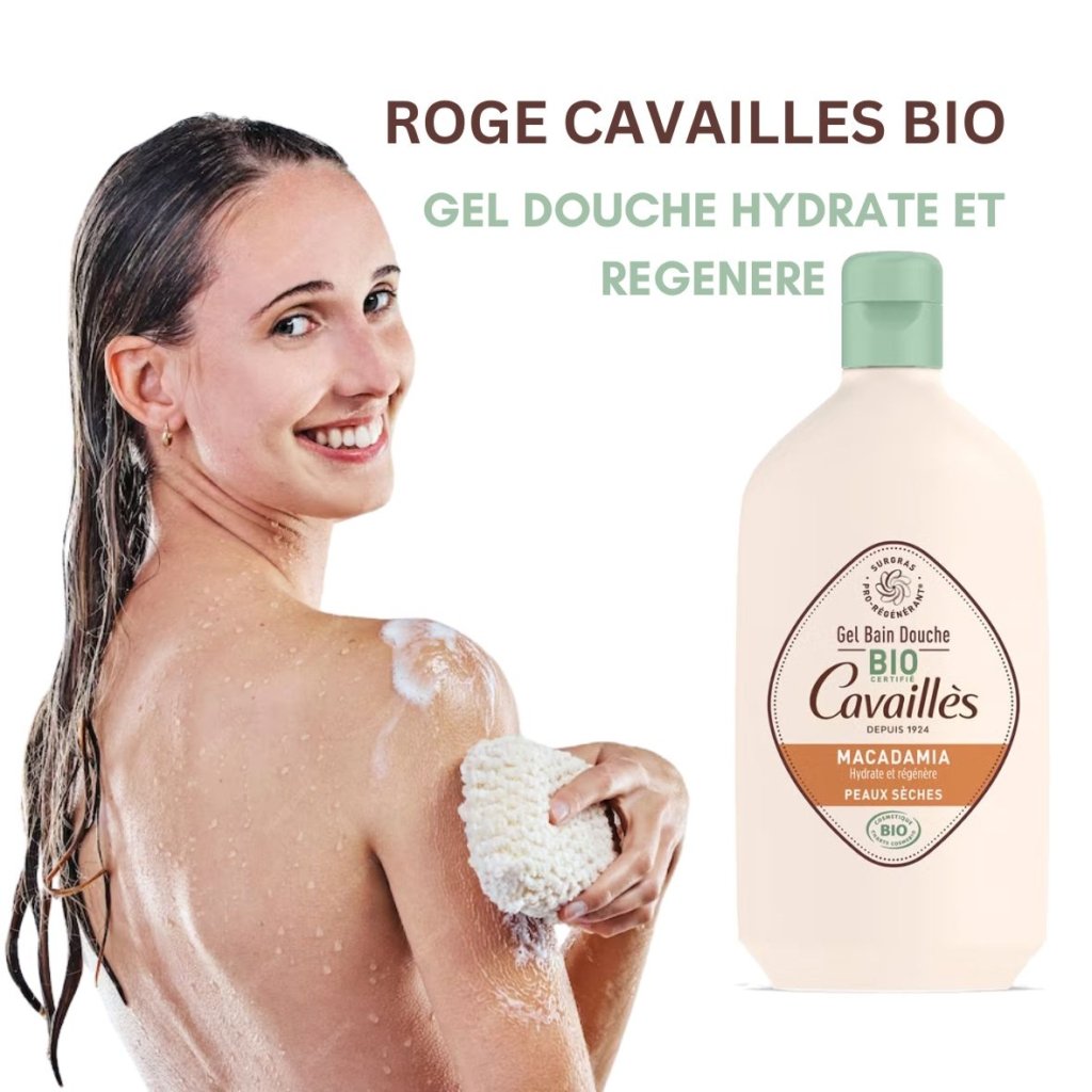 Roges Cavaillès Gel Douche Bio Macadamia. paraplume