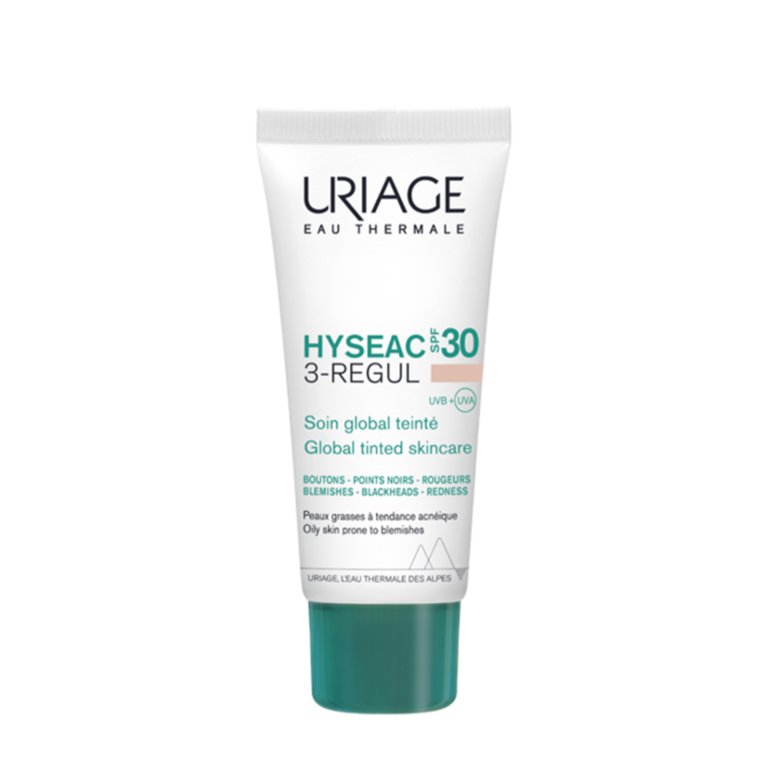 URIAGE Hyseac 3 Regul Soin Global teinté SPF 30. paraplume