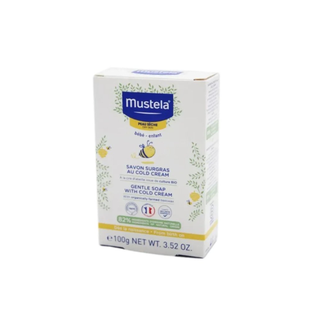 MUSTELA Savon Surgras Bébé. paraplume