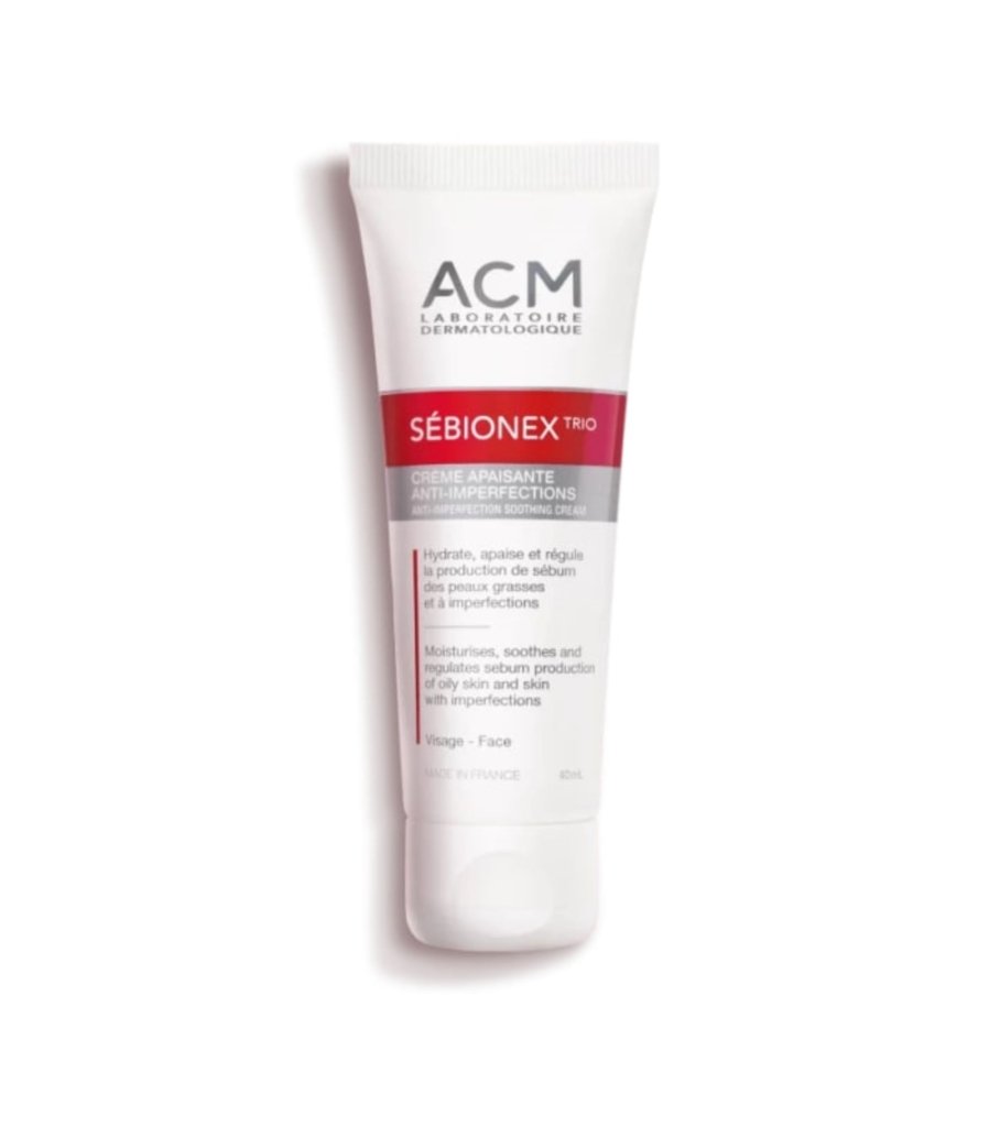 ACM Sébionex Trio Crème Apaisante Anti Imperfections. paraplume