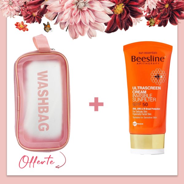 BEESLINE Ultrascreen Cream Invisible Sunfilter SPF50. paraplume