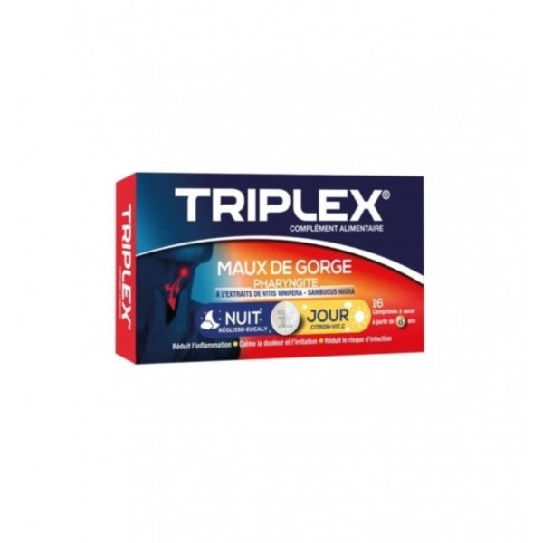 TRIPLEX Jour Nuit Maux De Gorge. paraplume