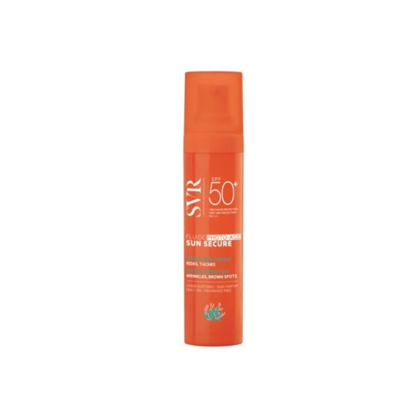 SVR Sun Secure Fluide Photo Age SPF 50+. paraplume