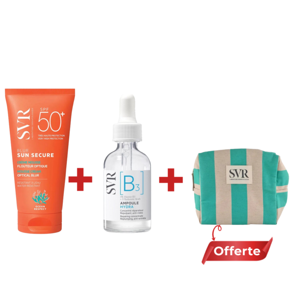 SVR Trousse Ampoule Hydra + Sun Secure Blur.paraplume