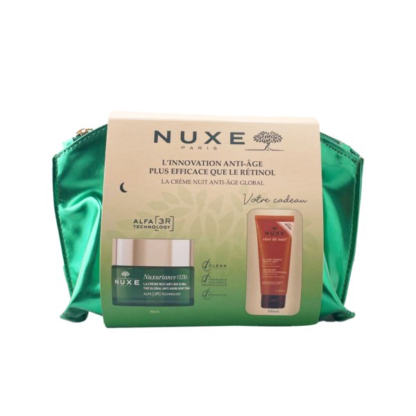 NUXE Trousse Nuxuriance ULTRA Crème Nuit Anti Age. paraplume