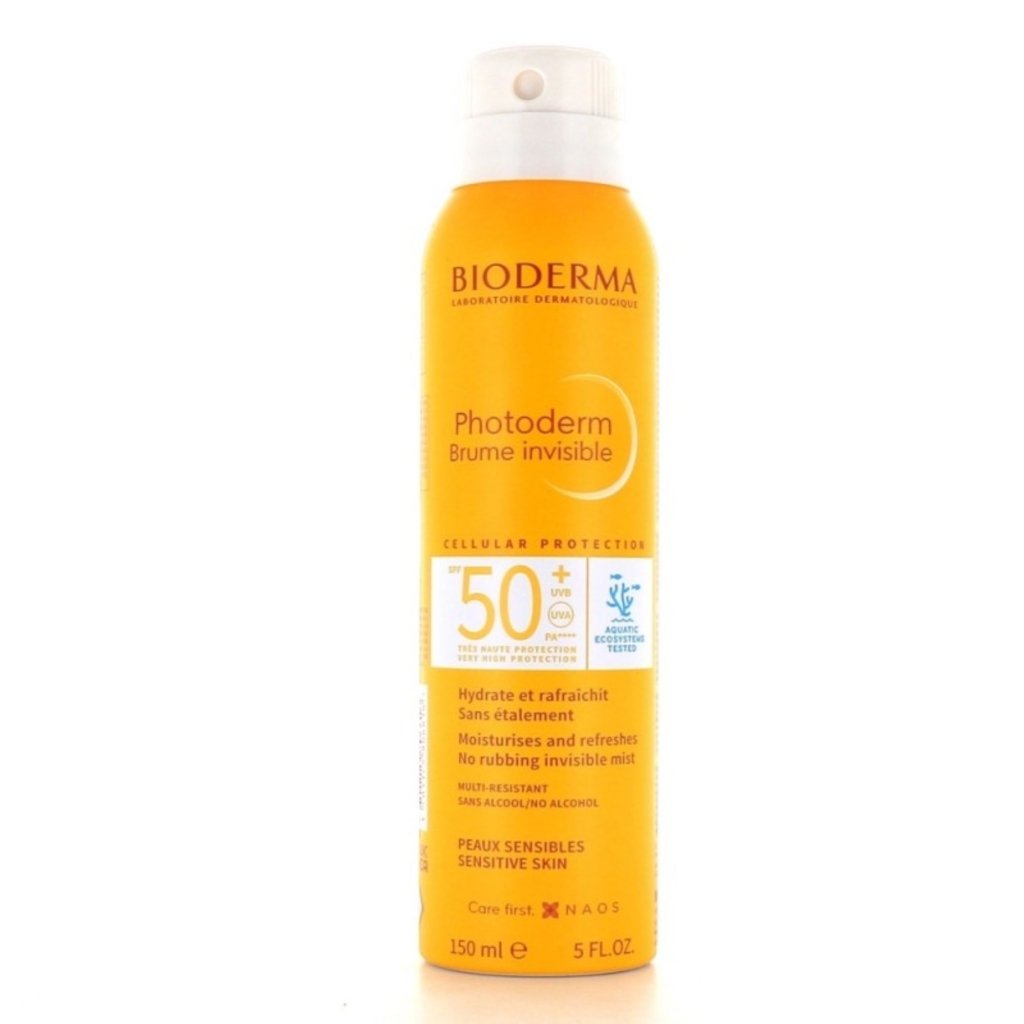BIODERMA Photoderm Brume Invisible SPF 50+. paraplume